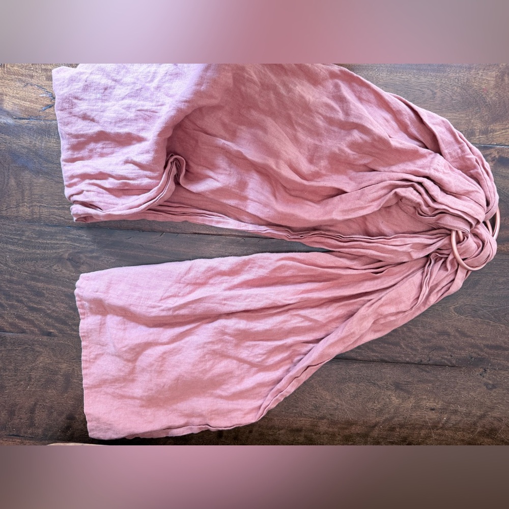 Kyte BABY Rose Pink Linen Wrap